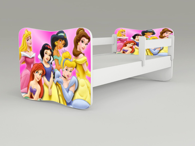 Detská posteľ s odnímateľnými bočnicami Princess DP2